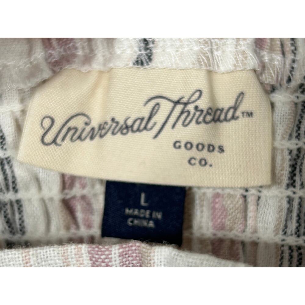 Universal Thread Striped Linen Blend Jumpsuit - S… - image 6